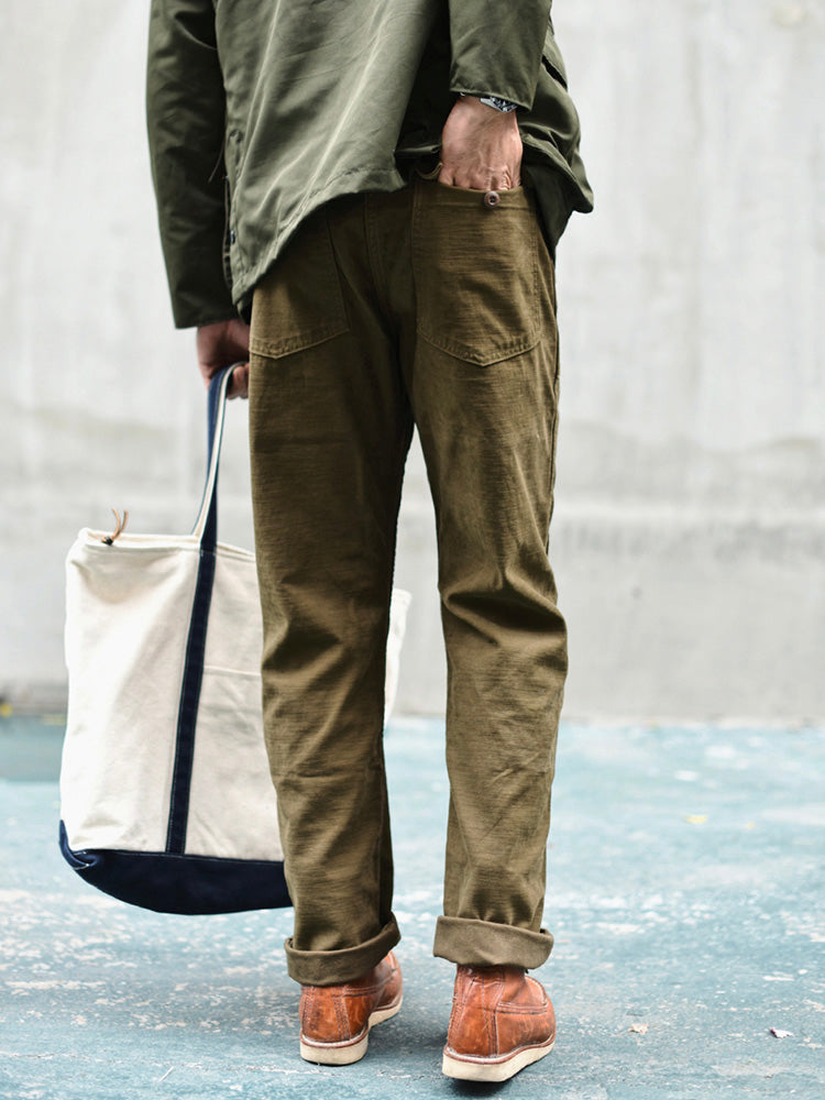 MEN'S STRAIGHT CASUAL PANTS INSPIRED BY OG-107 FATIGUE PANTS