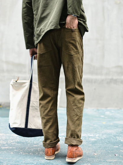 MEN'S STRAIGHT CASUAL PANTS INSPIRED BY OG-107 FATIGUE PANTS