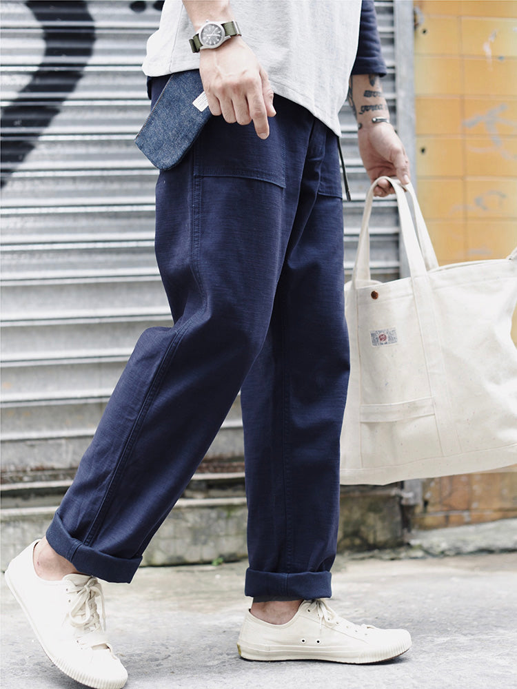 MEN'S STRAIGHT CASUAL PANTS INSPIRED BY OG-107 FATIGUE PANTS