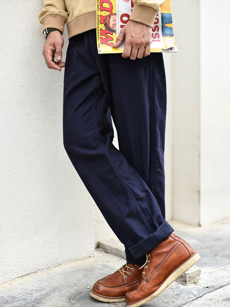 MEN'S STRAIGHT CASUAL PANTS INSPIRED BY OG-107 FATIGUE PANTS