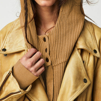 UPTOWN WAFFLE HOODIE